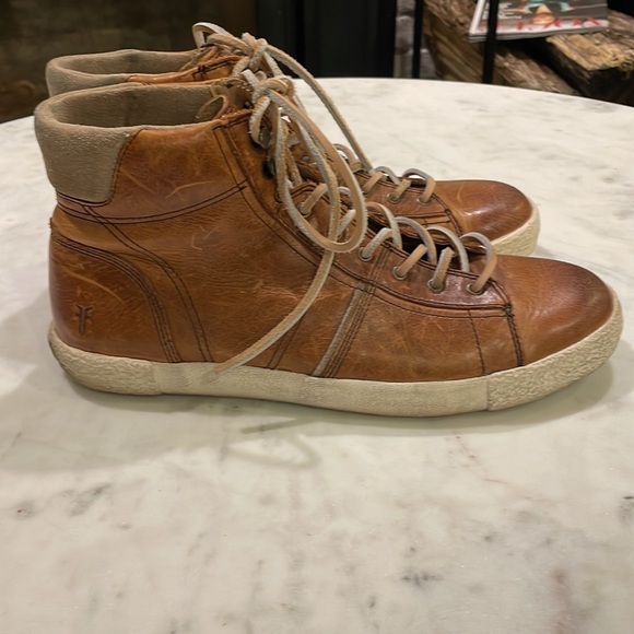 Frye Hightop Brown Sneaker - Picture 1 of 13